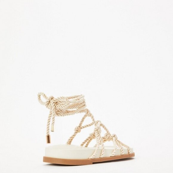 Knotty Ankle Wrap Gladiator Sandal - Picture 4 of 7